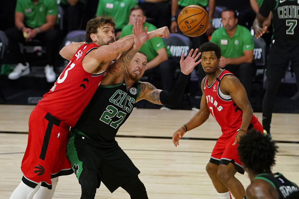 APTOPIX Celtics Raptors Basketball